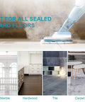 8 Pack Replacement Microfiber Steam Mop Pads For Black Decker Compatible on various sealed hard floors types