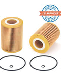 Mercedes Benz 2 Pack Oil Filter Compatible With Freightliner Jeep Dodge Vehicles E350 GL350 ML350 R320 R350 S350 Sprinter Filter
