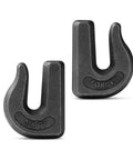 6-Pack Three Eighths Inch Weld-On Forged Clevis Grab Chain Hooks Set Heavy Duty Grade 70 Utility Hooks for trailers and tractors, 6600 lbs