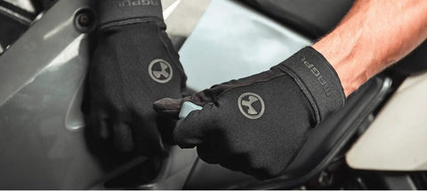 Technical Glove 2.0 Lightweight Work Gloves for Precision Grips Black Medium used on motorcycle