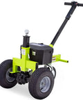 Tow Tuff Electric Trailer Dolly With 3500 Lb Capacity, features a sturdy design with a black battery box and durable tires.