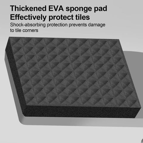 No Hassle Tile Leveling Jack With Smooth Telescoping Arm And Knurled Micro Dial For Dead On Floor Tile Placement And Heavy Duty Labor Saving Contractor Tool, thickened EVA sponge pad for tile protection.