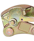 Close-up of Heavy Duty Cable Grip And Steel Wire Puller Featuring Rock Solid Carbon Steel Jaw for precise cable tensioning.