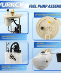 Electric Fuel Pump Module Assembly For Ford F150 2009 2010 2011 2012 2013 2014 With 3.7L 4.6L 5.0L And 5.4L Engines Replacement E2541M A42031 showing components and features in diagram.