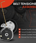 Belt Tensioner Assembly With Pulley For Volvo S60 S80 V60 XC60 XC70 XC90 And Land Rover LR2 3.0L 3.2L Replace 30777695