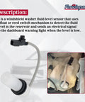 Washer Fluid Level Sensor 8260A406 For Mitsubishi Outlander PHEV 2018 2022 Outlander 2014 2020 Eclipse Cross 2018 2025 Outlander Sport 2016 2025 Replacement Part Plug And Play Direct Fit installed in washer reservoir