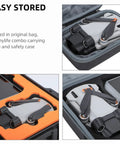 Anti Glare Lens Hood Sunshade For Mini 3 Pro Drone Gear Accessories Gray Protective Cover Guard Camera Protector Non Destructive Flight Safe Lens Shield Pro Grade Build shown in storage case