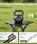 Ultralight Portable Camping Table Foldable With Carry Bag For Outdoor Travel Beach Camp Picnic BBQ Cooking Festival Boat And Home Use 2.46 Lb Lightweight Easy Carry supporting 75 lbs weight