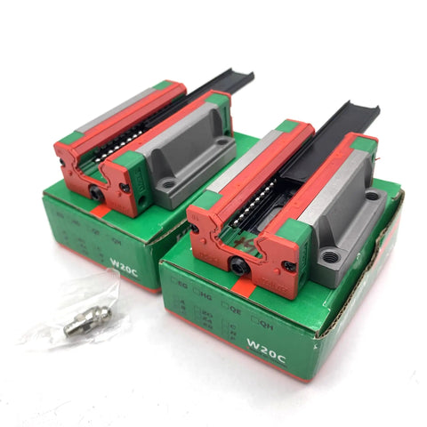 Self Aligning Linear Guide Rail Kit HGW20 Series Carriage For CNC Machines And 3D Printers Smooth Motion Bearings Precise Slider Block Ideal For Automation Industry And Semiconductor Equipment, W20C