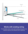 Smart Humidity Sensor Switch For Bathroom Exhaust Fans With Auto Moisture Control installation wiring diagram