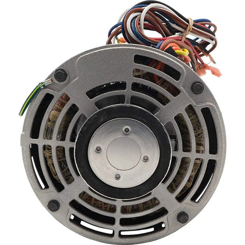 Front view of HVAC Blower Motor Three Quarter HP One Phase Three Speed 208 And 230 Volt 1075 RPM With Single Oval Run Capacitor