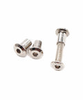 Rivet Countersunk Hex Socket Cap Bolts And Hex Head Barrel Nuts Kit For DIY Furniture Projects M6x15 20 25 30 35mm 4mm Hex Nickel Plated