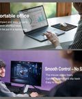 Portable Mouse Pad With Excel Word PowerPoint Windows Shortcuts Cheat Sheet for Office and Gaming used on desks, easy to carry