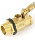 Brass component of Stainless Steel Float Ball Valve For Water Tank Automatic Water Level Control With Adjustable Float Durable Fittings DN15