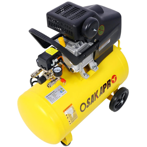 Neojoyoenix 3.5Hp Portable Air Compressor With 10 Gallon Tank Oil Lubricated Ultra Quiet Design For Everyday Projects Nailing Painting Inflation And More Durable Metal Build Efficient Performance For Home Workshop Use Yellow Finish
