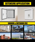 Rugged Outdoor Electrical Box Enclosure With IP65 Waterproof Junction Box for indoor and outdoor use in various settings.