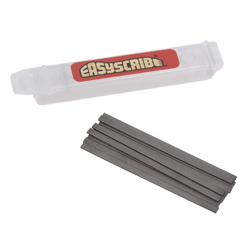 Top Shelf 2H Graphite Lead Refills For Tough Drafting And Crisp Blueprint Scribing One Thirty Second Inch Diameter Smooth Action Mechanical Pencil Replacement Pack Of Ten with container.