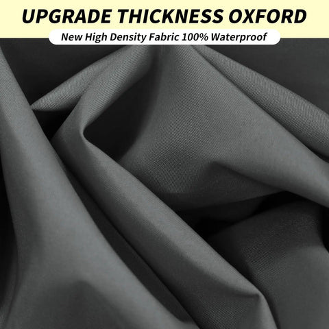 Close-up of grey 300D Oxford fabric used in 16x20 Ft Rectangle Sun Shade Sail With UV Block And Water Resistant Canopy