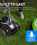 Smart Robot Lawn Mower With Auto Charging And App Control With Intelligent Navigation and IPX5 waterproof design in use