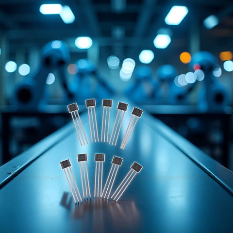 10 Pack Linear Hall Effect Sensors 49E OH49E SS49E for Precision Magnetic Field Detection and Position Sensing in Industrial Electronics