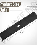 Universal 9 Inch By 2 Inch Edger Blade Heat Treated With Half Inch Center Hole 2 Pack Fits McLane Power Trim King O Lawn Tru-Cut Edgers