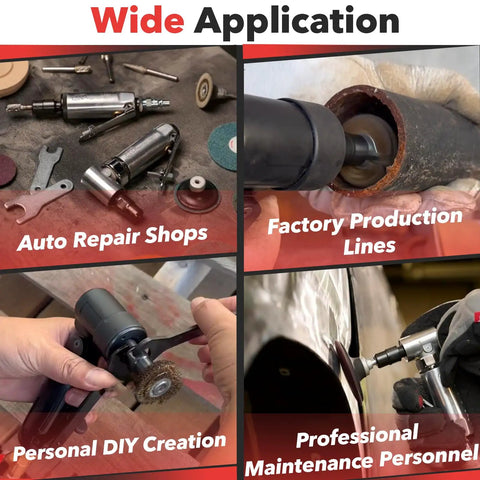 Knucklebuster Replacement Spinner Keys For Pneumatic Die Grinders Heavy Duty Stainless Steel Air Tool Wrenches images of their wide application in auto repair, DIY, and maintenance.