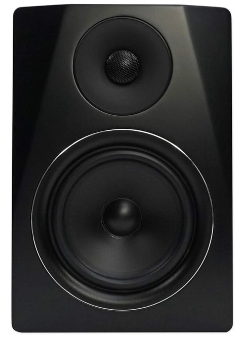 APM6B Powered USB Studio Monitor, 6.5-Inch 2-Way Speaker, MDF Cabinet Front View