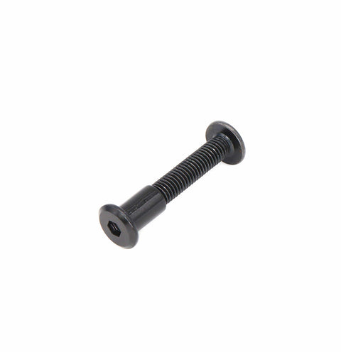 Black M8 Countersunk Socket Cap Bolts And Cap Nuts 50 Piece Assortment Kit For Furniture Connectors shown in close-up