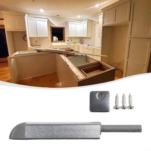 Magnetic Push To Open Cabinet Catch Latch For Drawer And Wardrobe Doors HandleFree Touch Release in modern kitchen