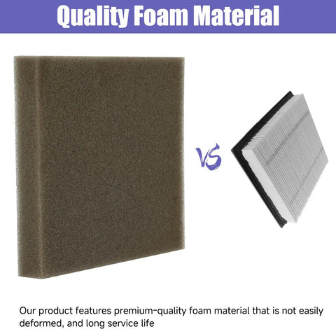 Air Filter Foam Kit For Non Hemi Predator 212cc Engines, sponge filter vs paper filter comparison with quality foam material