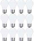 LED Ceiling Fan Light Bulbs A15 4W Replacement Soft White Dimmable 300 Lumen For Most Ceiling Fans 12 Pack