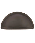 Oil Rubbed Bronze Cup Pulls 3 Inch Center To Center Cabinet Hardware Pack Of 5 With Mounting Hardware Included Zinc Construction Traditional