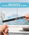 Reusable Silicone Cable Ties Cord Organizer Set elastic wrap around cable