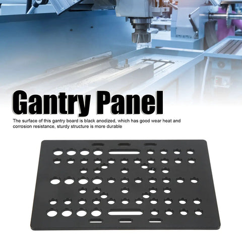 Gantry Plate Aluminum High Strength Black Anodized For 3D Printer And Milling Machines Universal Linear Rail Mount