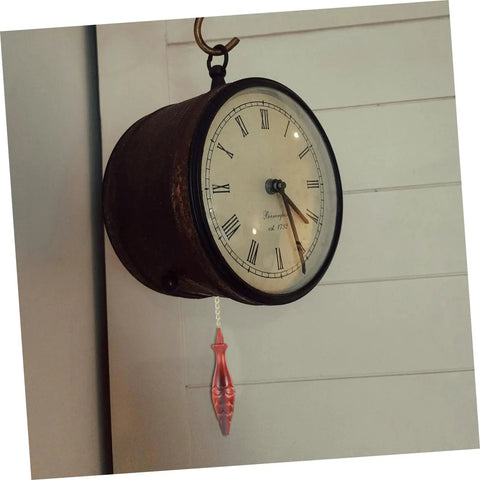 Two Piece Vintage Old School Cuckoo Clock Pendulum Hammer Replacement Decorative Wooden Clock Part wall-mounted