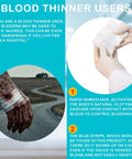 Gauze-based first aid infographic showing a wrapped wrist and a gloved hand applying gauze on blue background.