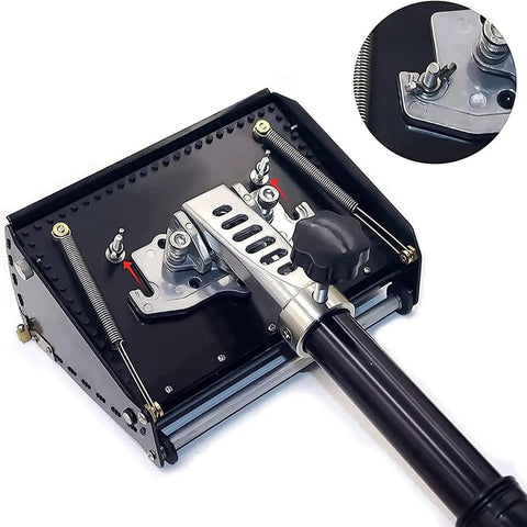 Drywall Flat Box Pro Grade 8 Inch 10 Inch 12 Inch Finishing Tools Set With 106 To 165 Cm Box Handle Extension close-up view