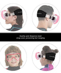 Side view of All Purpose Snorkel Mask For Kids And Adults With 180 Degree Wide View Tempered Glass Lenses Nose Cover Silicone Dive Goggles