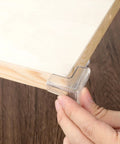 Installing PVC Corner Guards For Furniture Edge Protection Safe Bumpers For Dressers And Tables Easy To Install No Tools Needed