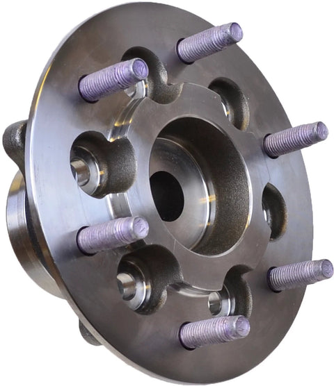 Front view of Front Wheel Hub Bearing Assembly For RWD Chevy GMC Isuzu BR930702 Aftermarket Replacement Part Complete Kit For 2004-2013 Chevy 2004-2012 GMC 2006-2008 Isuzu