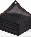 Garden Shade Mesh Netting With Grommets For Patio Pergola Greenhouse And Chicken Coop Black 70 To 90 Percent Sun Block 3x12 Feet folded
