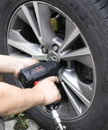 Heavy Duty Half Inch Pneumatic Impact Wrench With Twin Hammer For Auto Repair And Tire Shops, 1200 Ft Lbs Max Torque, 7000 RPM in use
