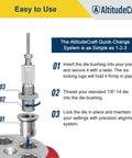 Quick Change Die Bushings Kit For Reloading With Press Bushings For Hornady Compatible Single Stage And Progressive Presses Switch Calibers In Seconds Includes Two Bushings.