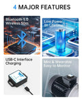 3 Axis Smart Vibration Sensor Module For Arduino Real Time 3D Vibration Data With Temperature Speed Displacement Amplitude And Wireless Shock Monitoring For Easy Prototyping And Quick No Nonsense Condition Monitoring. Bluetooth 5.0 module