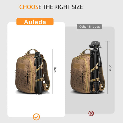 71 Inch Aluminum Camera Tripod Stand With Wireless Remote And Phone Holder next to backpacks, compact design comparison