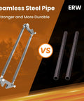 Comparison of seamless steel pipe vs ERW in Parallel 4 Link Suspension Kit For Hot Rods And Rat Rods Weld On 24 Inch Steel Bars.