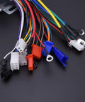 Beefy Aluminum 48V 60V 64V Brushless Motor Speed Controller 1000W 1500W 30 Amp Drop In wiring harness with connectors.