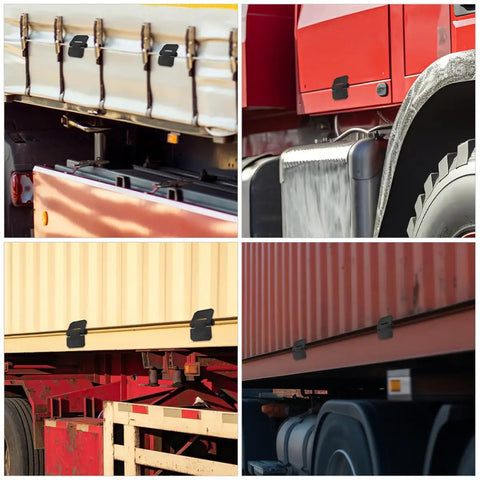 Heavy Duty Weld-On Trailer Door Hinges With Removable Door Pins for metal gates and dump trailers on various vehicles