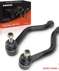 2 Pack Outer Tie Rod Ends for Acura RL 2005 2012 Keep Your Steering Tight and Smooth Ditch the Wobble Left and Right Sides Driver and Passenger Essential Replacement to Improve Feel Stability and Handling. black steel outer tie rod ends with box