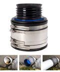 Drop Dead Simple 4 Inch Push Fit Dwv Coupling For Sheared Off Pipe With Shielded Connector Tool Free Install Plastic Fitting